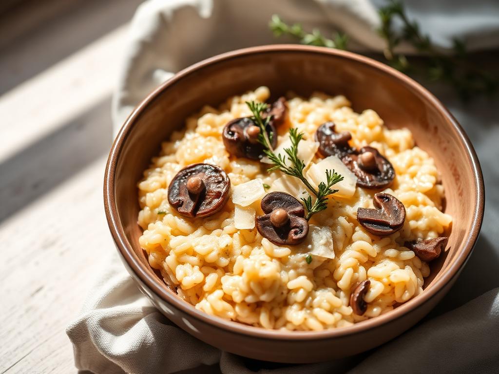 Risoto de cogumelos