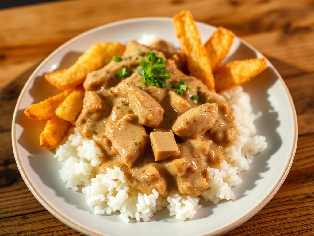 Estrogonofe de frango